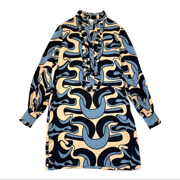 DIANE VON FURSTENBERG Print Dress - Picture 1 of 5